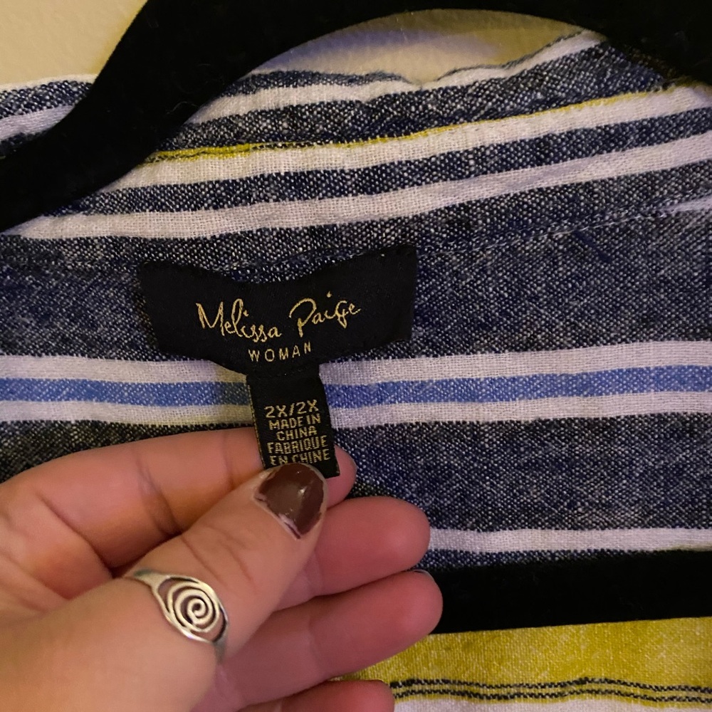 Striped Button Down - Picture 3 of 3